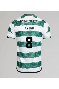 Celtic Kyogo Furuhashi #8 Jalkapallovaatteet Kotipaita 2023-24 Lyhythihainen